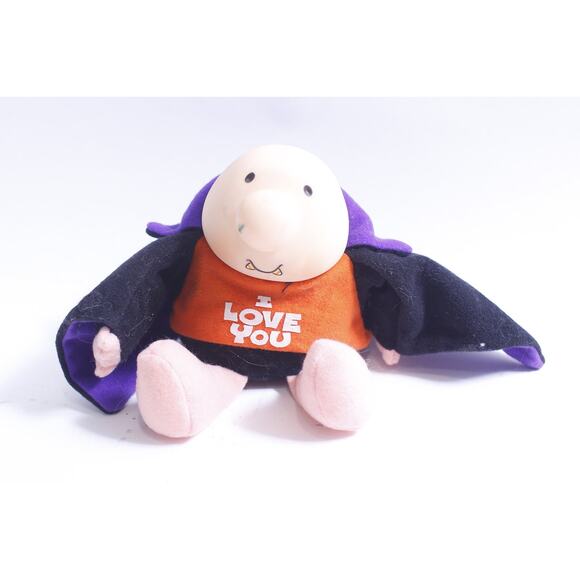 Ziggy, Count Dracula, Halloween, Soft Toy, I Love You Shirt, Autumn, Fall, - Picture 1 of 3